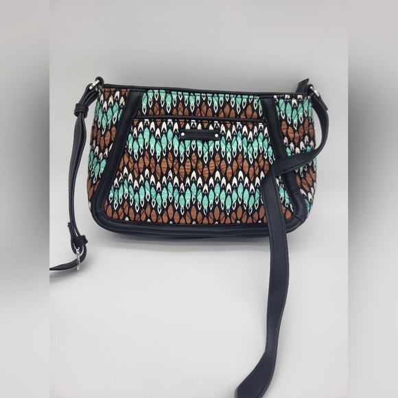 Vera Bradley Sierra Stream Print Small Crossbody - Picture 2 of 7